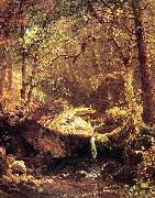 Albert Bierstadt The Mountain Brook oil on canvas